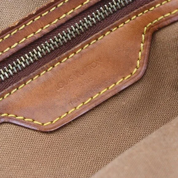 LOUIS VUITTON Cabas Mezzo Shoulder Bag Monogram Leather Brown M51151 34EG306 - Picture 10 of 16